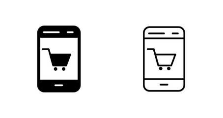 Online Shopping Icon Design