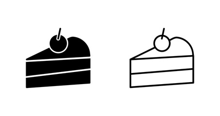 Cake Slice Icon Design