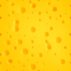 Seamless Cheese Pattern with Realistic Textures and Holes