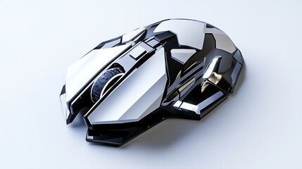 Fototapeta premium Ergonomic Gaming Mouse with RGB Lighting