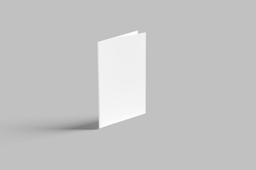 WHITE A4 BI FOLD BROCHURE MOCKUP
