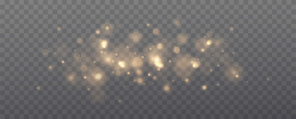  Christmas Bokeh Lights.sparkling gold dust