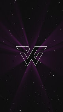 Snow Light Stroke Vertical Logo Reveal MOGRT 64