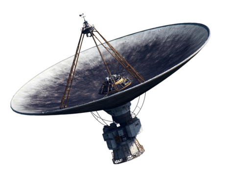 a satellite in the sky
