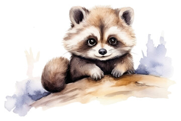 Obraz premium PNG Animal raccoon mammal cute.