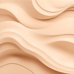 Obraz premium Soft Neutral Minimalist Waves with Organic Flow
