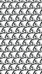 Seamless geometric pattern with triangles