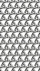 Seamless geometric pattern with triangles