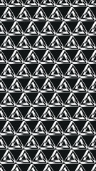 Seamless geometric pattern with triangles