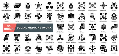 Social Media Network Icon