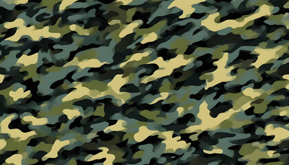 camouflage texture, dark background, military print, pattern, khaki color, stylish design