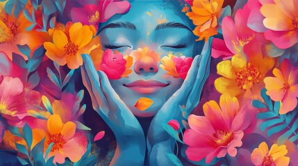 World Compliment Day. Stock illustration Banner Card Postcard