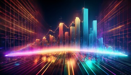 Data points reveal a consistent increase in sales.  