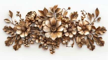 A decorative wall art, isolated on a white background