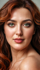 Obraz premium Eternal Elegance: A Portrait of Timeless Beauty