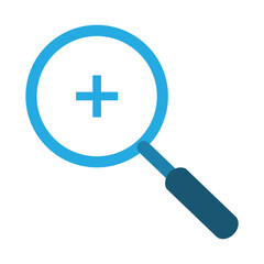 Fototapeta premium magnify icon zoom icon search icon find icon