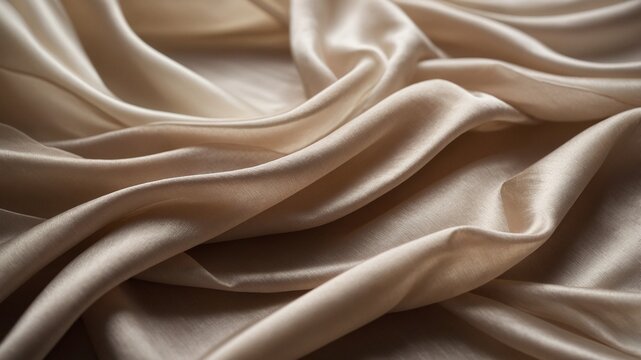 Luxurious Drapes and Subtle Shimmers of Satin Fabric.