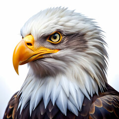 Obraz premium picture of eagle in white background