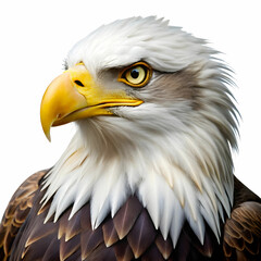 Obraz premium picture of eagle in white background