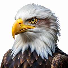 Obraz premium picture of eagle in white background