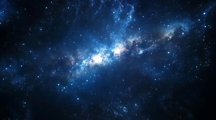 Obraz premium A starry night sky with the Milky Way galaxy space