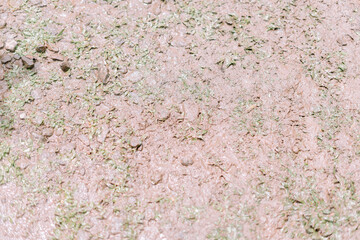 Unfinished house wall with a rough texture