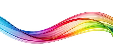 Colorful Swoosh Lines, Abstract Graphic Design, Minimalist Background, Bright Curved Shapes, Artistic Swirls