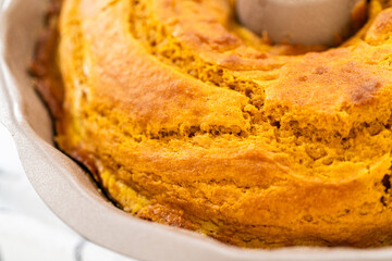 Delicious Homemade Pumpkin Bundt Cake Recipe