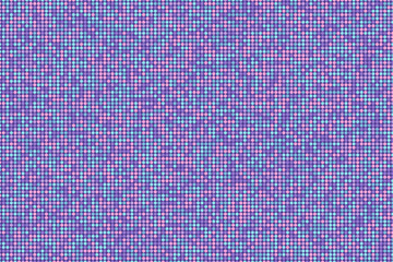 Mosaic point circles multicolored dots background. Blue and purple dot background gradient random pixels. Vector illustration.