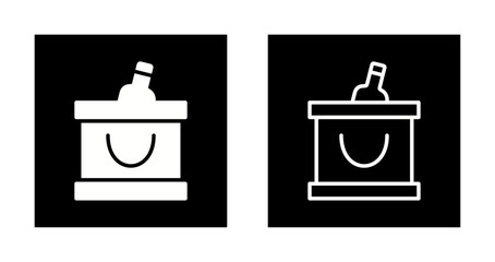 Wine Cooler Icon Design