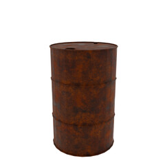 Rusty Metal Barrel