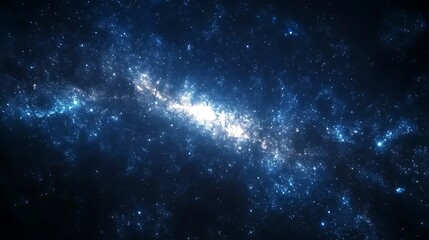 A starry night sky with the Milky Way galaxy space