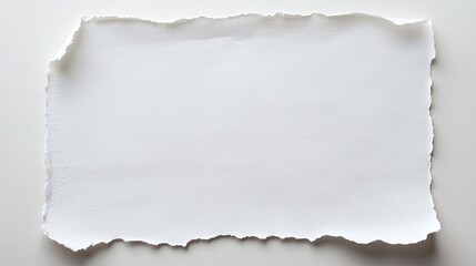 Fototapeta premium Torn White Paper Texture