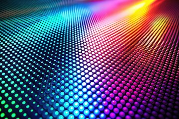 Obraz premium Low Light Halftone Dots Background Loops - Abstract Photography