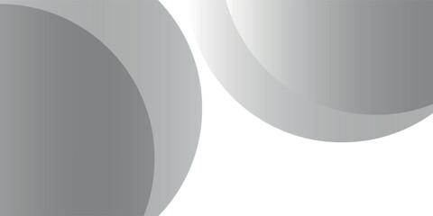 White geometric abstract background overlap layer on bright space with lines effect decoration. Modern graphic design element circles style concept for banner.