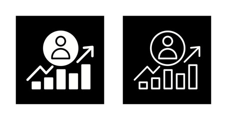 Career Growth Icon Design