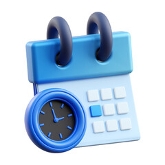 Schedule Icon 3D Illustration icon design