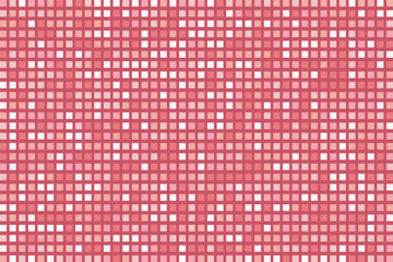 Abstract pixel background mosaic pink squares, template business banner vector illustration.