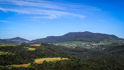 The panorama seen from Moon Plain's in Sri Lanka