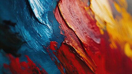 A canvas covered in vibrant abstract brushstrokes, with no distinct form yet full of emotion, symbolizing free-flowing creative expression.