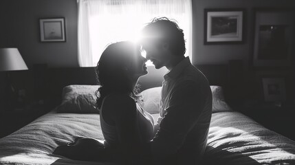 A private photography session capturing intimate moments and expressions of love.


