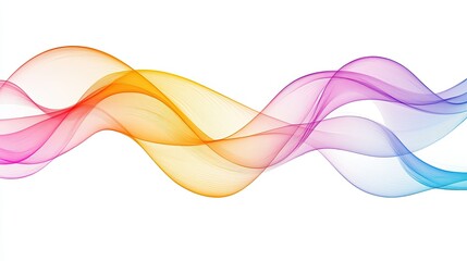 Colorful Abstract Wave Background