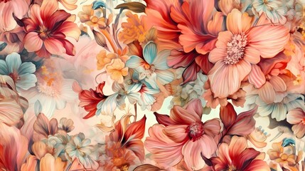 Fototapeta premium flowers background
