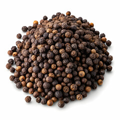 Black Pepper Isolated on Transparent Background