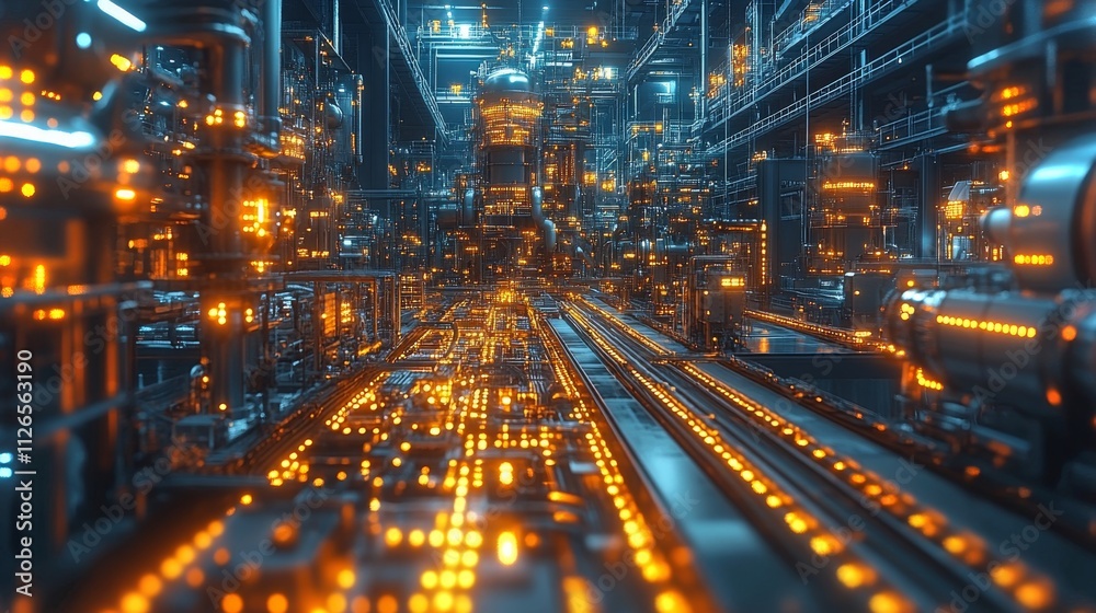 Poster coal mining operation evolves with artificial intelligence technology in high-tech environment