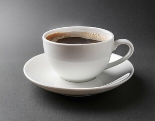 white coffee cup mockup isolated on transparency background