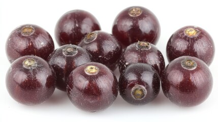 Fototapeta premium Fresh blackcurrants in a natural setting close-up photography of local harvest