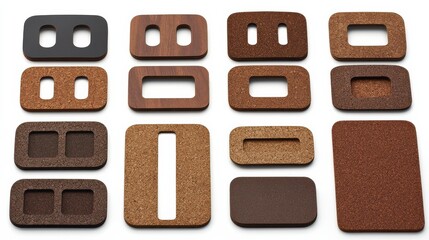 Modern workshop elements crafting unique cork rectangles with a focus on sustainability