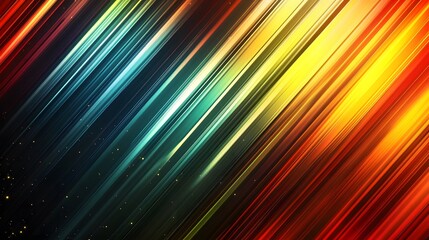 Abstract Diagonal Lines Colorful Dynamic Design