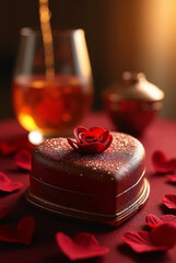 チョコレートボックスと洋酒